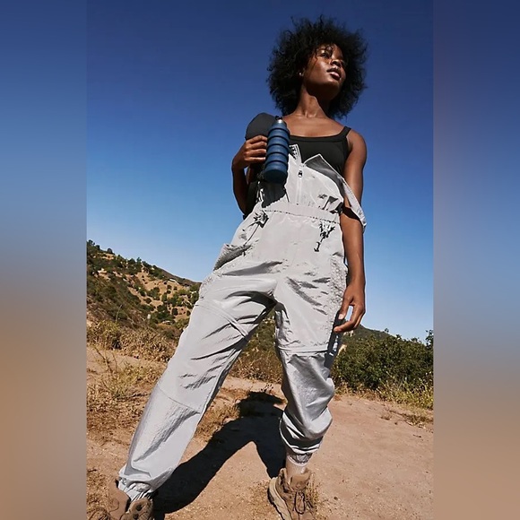 New Free People✨Chaparral Convertible Hike Onesie- Blue Smoke - Picture 2 of 7